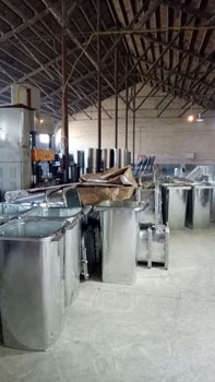 鐵垃圾桶果皮箱生產(chǎn)線